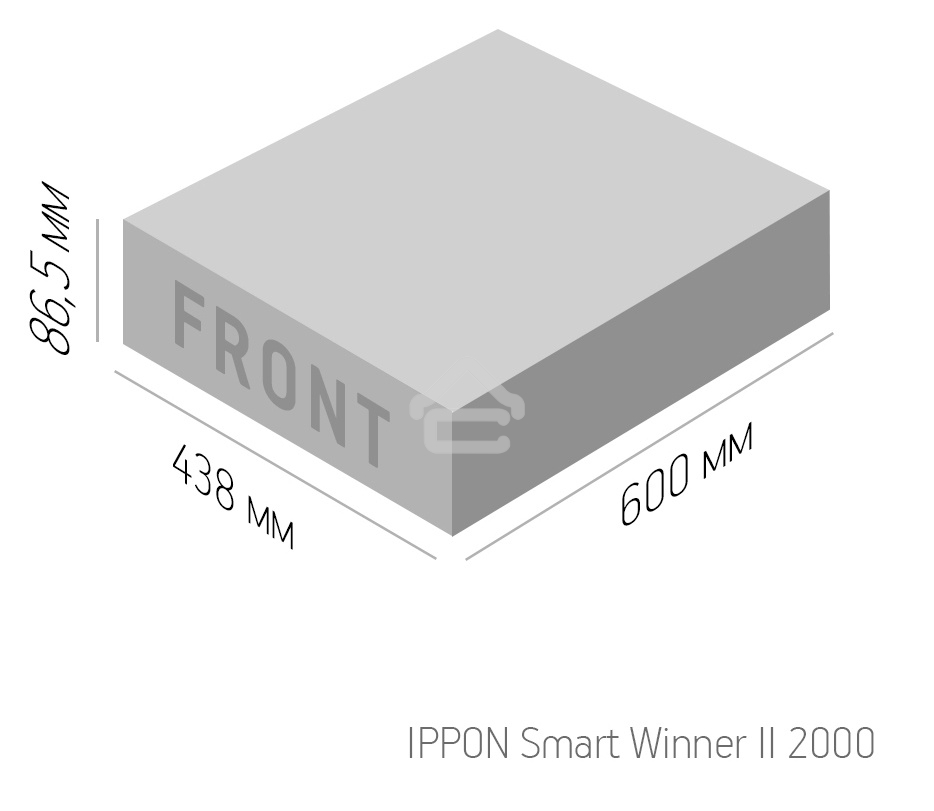 Источник бесперебойного питания Ippon Smart Winner II 2000 1800Вт 2000ВА черный