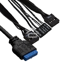 Компьютерный корпус Desktop ExeGate EX291267RUS MI-301U (mATX/mini-ITX, без БП, 1*USB+1*USB 3.0, аудио, черный)