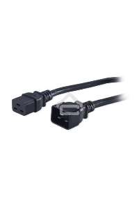 Кабель Hyperline PWC-IEC19-IEC20-1.8-BK Кабель питания IEC 320 C19 - IEC 320 C20 (3x1.5), 1.8 м