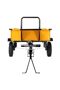 Прицеп для мотоблока TT-500, оцинк., груз. 500 кг, рег. сцепка, колеса 4.00-10, в упаковке  Denzel