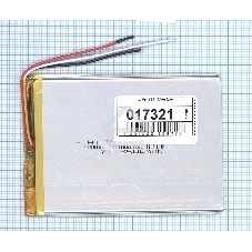 Аккумулятор Li-Pol (батарея) 3x70x105мм 3pin 3.7V/3500mAh