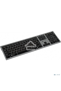 Клавиатура Oklick 890S серый USB беспроводная slim
