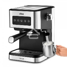Кофеварка рожковая Ufesa MONZA черный/серебристый, исп. кофе - молотый, 1.5 л, 1050 Вт, 20 бар