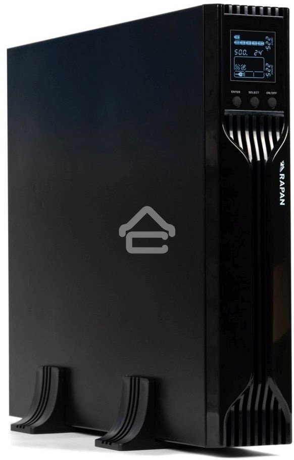 Источник бесперебойного питания ИБП Бастион RAPAN-UPS 3000 RACK+4x9Ah (2100 Вт, Line-interactive, встроенные АКБ 6 шт.x 9Ah) 8960