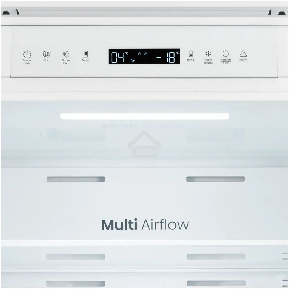 Встраиваемый холодильник Kuppersberg RBN 1764, High-Tech, полезный объем 243 л, No Frost, супер заморозка, инверторный компрессор, электронное управление, энергоэффективность А+