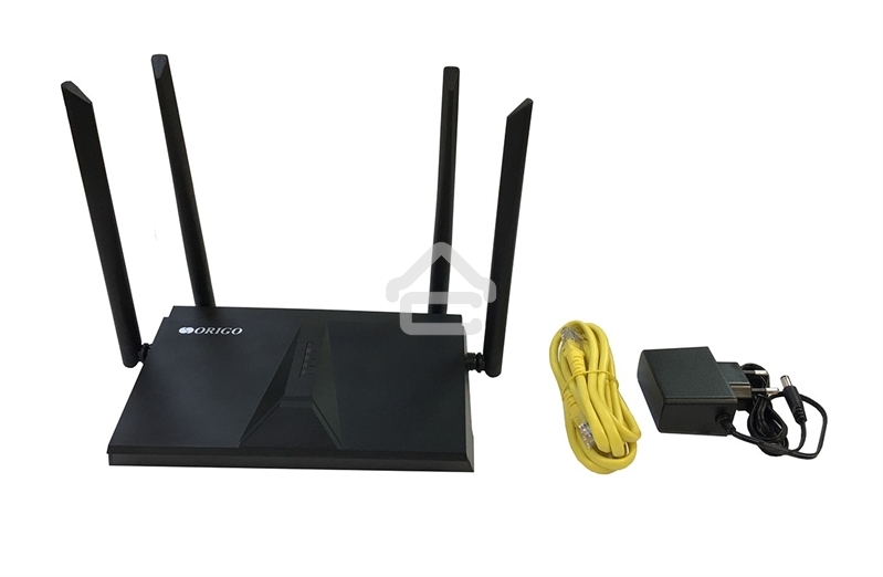 Двухдиапазонный Wi-Fi 6 маршрутизатор AX1800, 1x1000Base-T WAN, 3x1000Base-T LAN, 4 внешние антенны 5 dBi