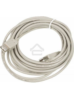 Кабель-удлинитель USB2.0 USB A (m)/USB A (f) 5м