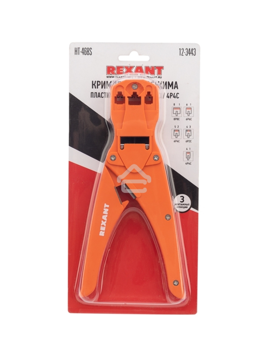 Кримпер Rexant HT-468S для обжима 8P8C, 6P6C, 4P4C