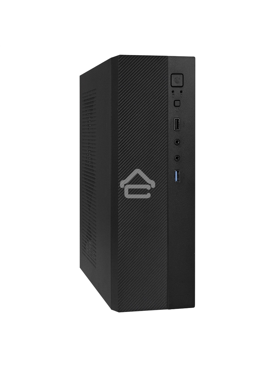 Компьютерный корпус Desktop ExeGate MI-301U-200 (mATX/mini-ITX, 1U-F200S 4см, 1*USB+1*USB3.0, аудио, черный)