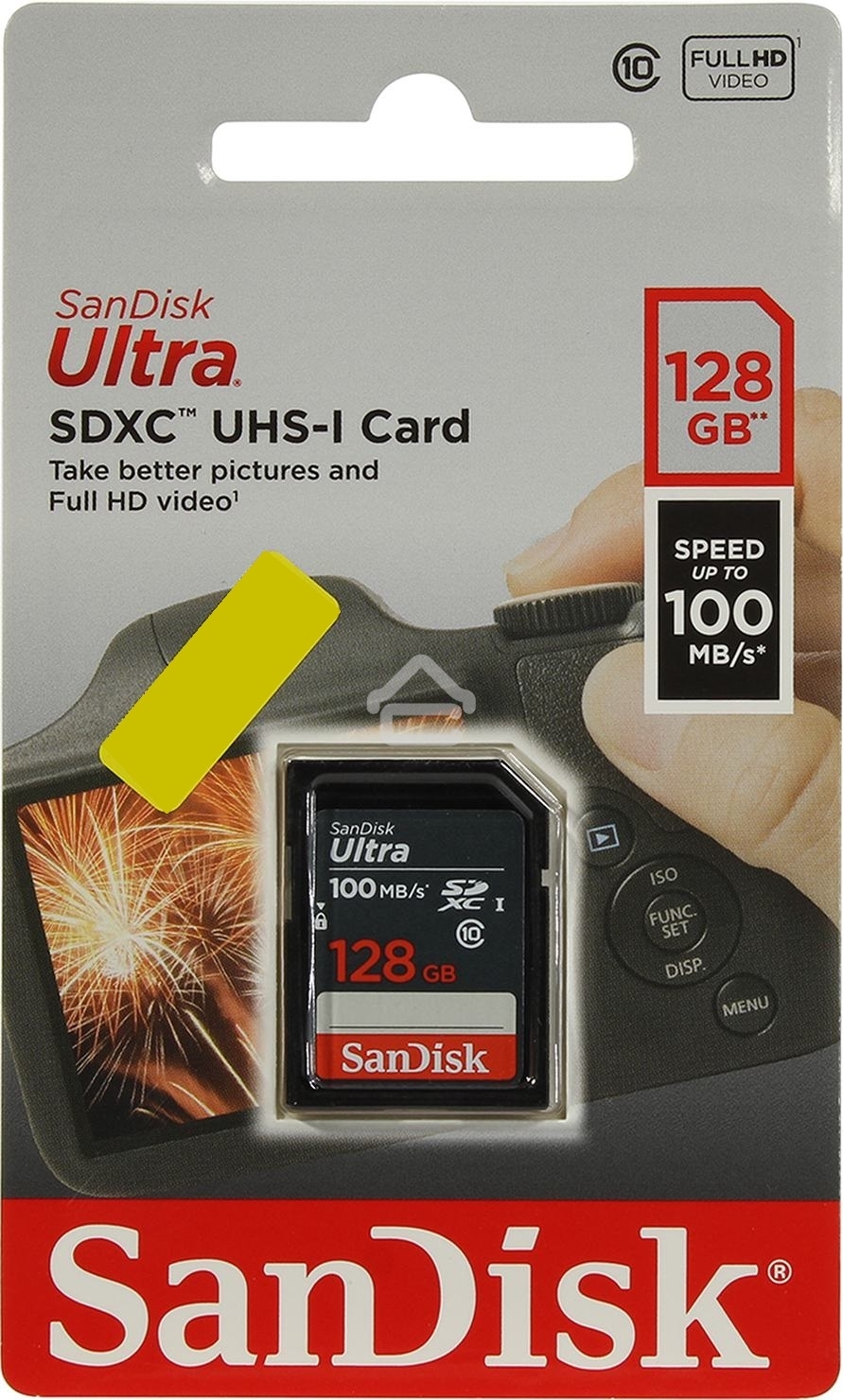 Флеш карта SDXC 128Gb UHS-I SDSDUNR-128G-GN3IN SANDISK