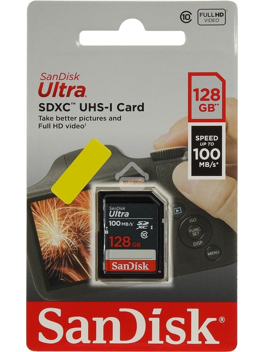 Карта памяти SDXC 128GB UHS-I SDSDUNR-128G-GN3IN SANDISK