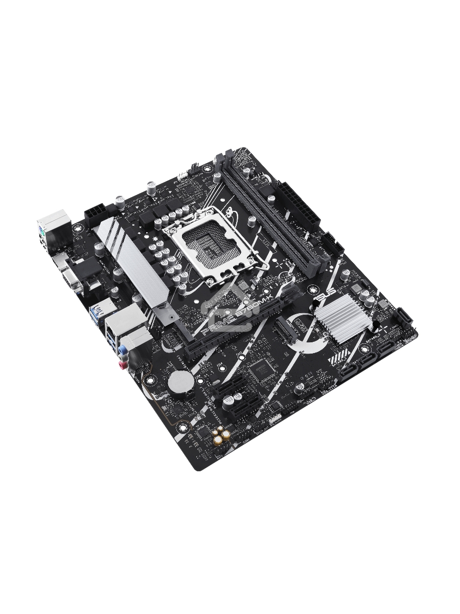 Материнская плата ASUS PRIME B760M-K, LGA 1700, Intel B760, 2xDDR5, 4xSATA, 2xM.2, 1xPCIe 4.0 x16, 2xPCIe x1, 1xHDMI, 1xVGA, 1x 2.5Gb LAN, 2xUSB-A 3.2 Gen 1, 2xUSB-A 2.0, 3x3.5 мм, 7.1, mATX