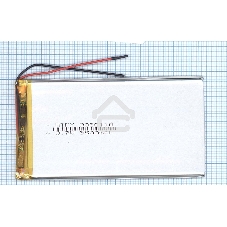 Аккумулятор Li-Pol (батарея) 3*60*110мм 2pin 3.7V/3500mAh