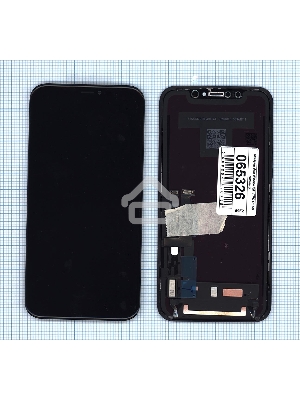 Дисплей для Apple iPhone XR в сборе с тачскрином (IPS) черный