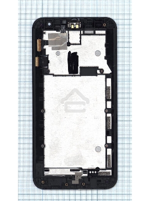 Дисплей для Asus ZenFone 2 Laser ZE551KL черный с рамкой