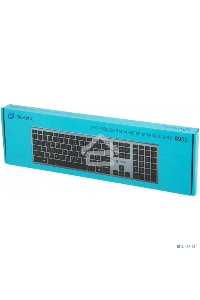 Клавиатура Oklick 890S серый USB беспроводная slim