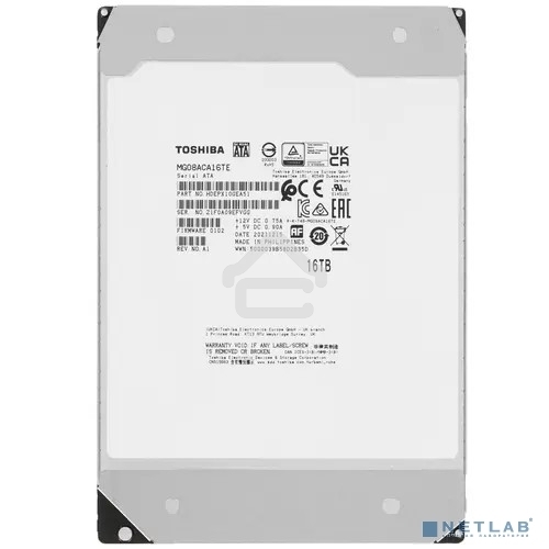 Жесткий диск Toshiba HDD  SATA 16Tb 3.5