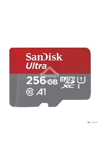 Флеш карта microSD 256GB SanDisk microSDXC Class 10 Ultra UHS-I U1 A1 120MB/s