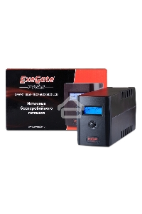 Источник бесперебойного питания Exegate Power  Smart ULB-800 LCD <800VA, Black, 2 евророзетки, USB>