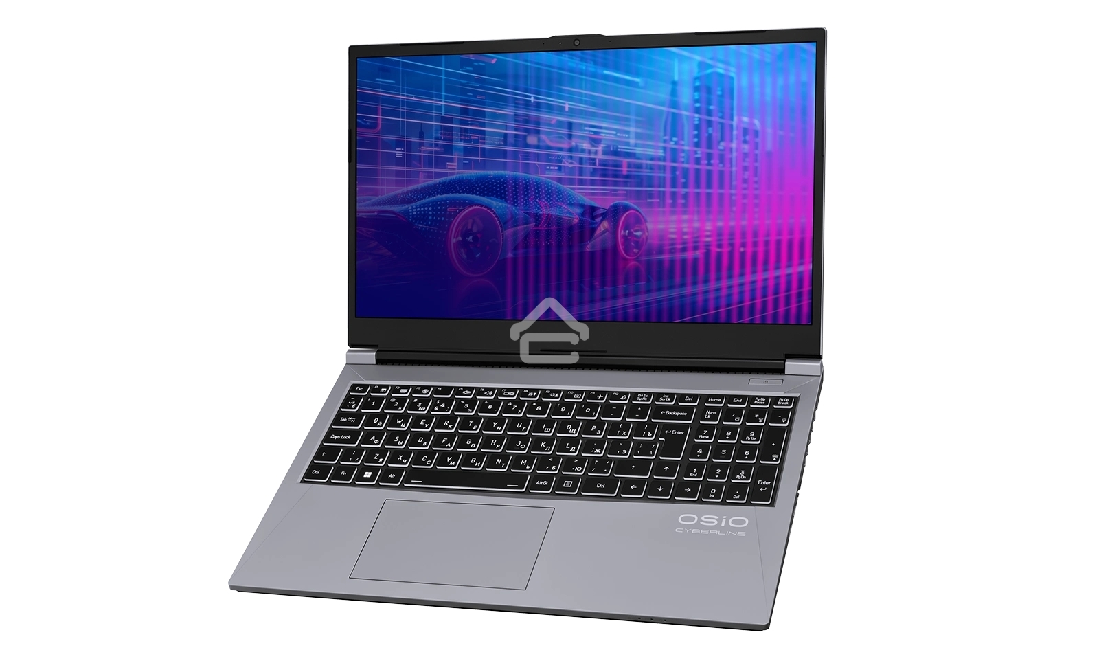 Ноутбук OSIO CyberLine C150i-002 серый i5-12600H /NVidia RTX 4050/16/512/NoOS/(Ghz)/Gb/Ext: + не МПТ