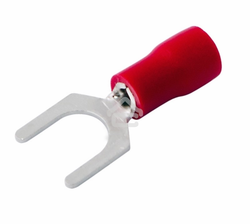 Наконечник вилочный Rexant изолированный 6.5 мм 0.5-1.5 мм² (НВи 1.5-6) красный