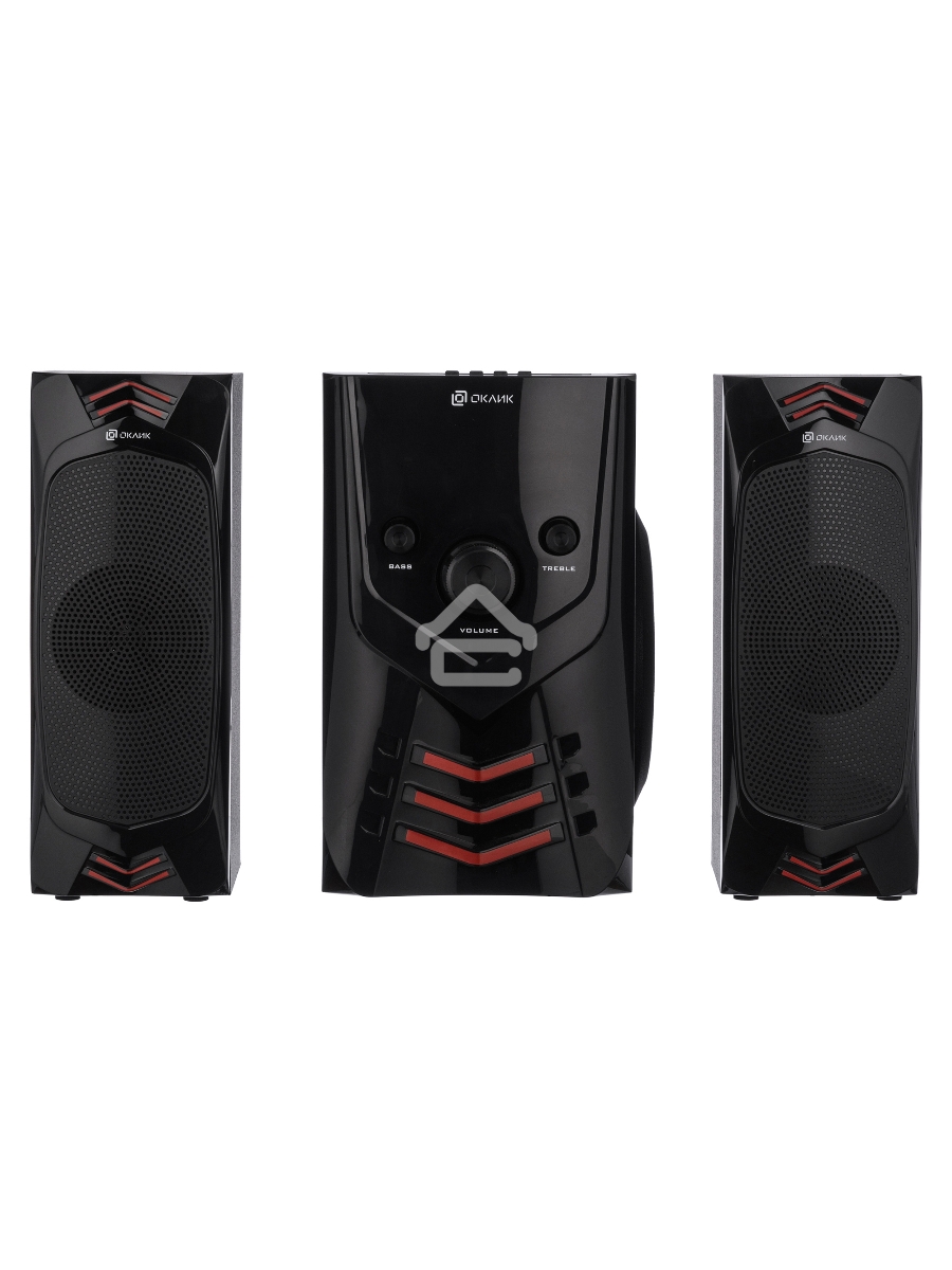 Колонки Oklick OK-432 2.1 черный 25Вт