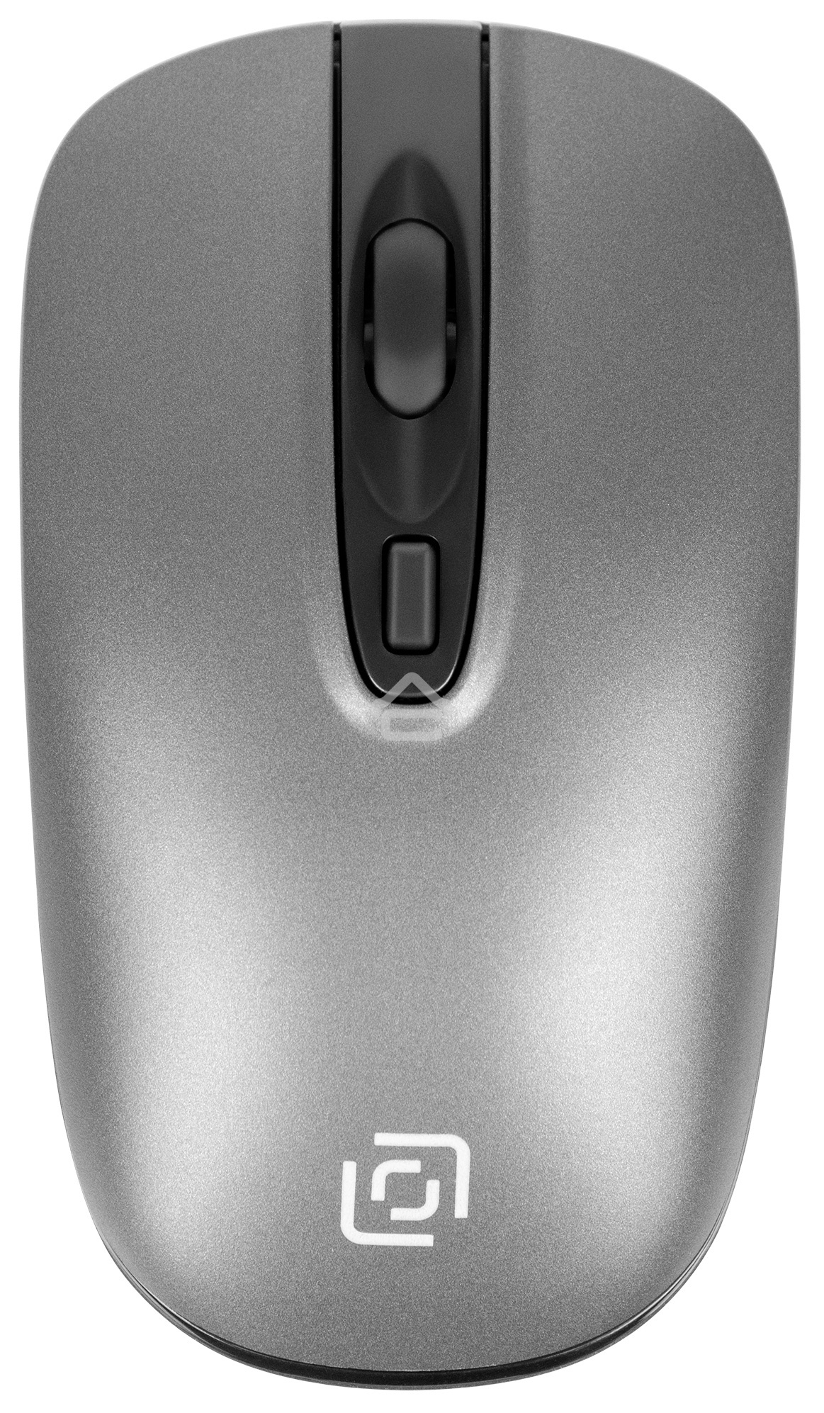 Клавиатура + мышь Оклик 300M клав:серый мышь:серый/черный USB беспроводная slim