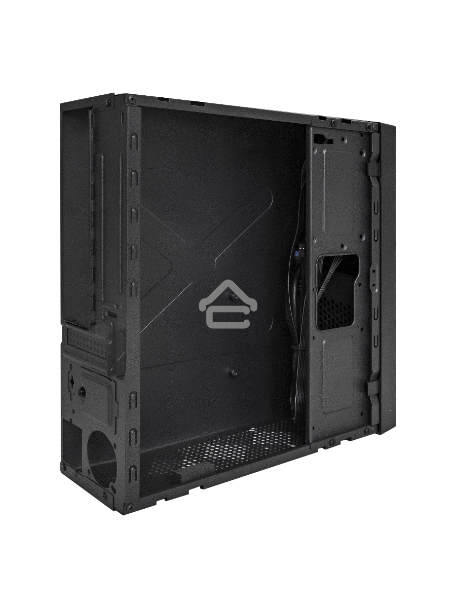 Компьютерный корпус Desktop ExeGate MI-301U-200 (mATX/mini-ITX, 1U-F200S 4см, 1*USB+1*USB3.0, аудио, черный)