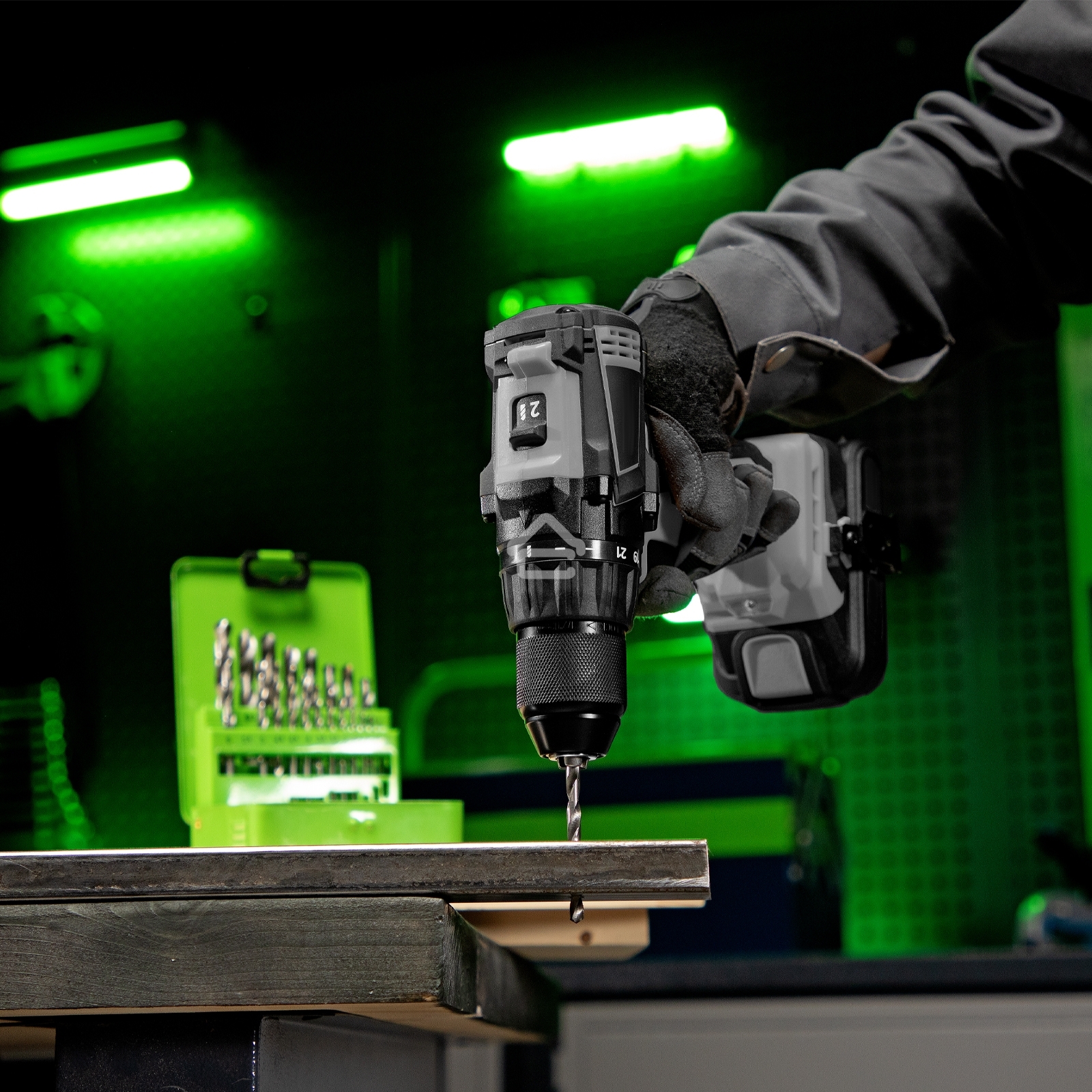 Набор сверл по металлу Сибртех, 1-10 мм (через 0,5 мм,3.2,4.8 мм), HSS, 21шт, мет.бокс, цилин.хв