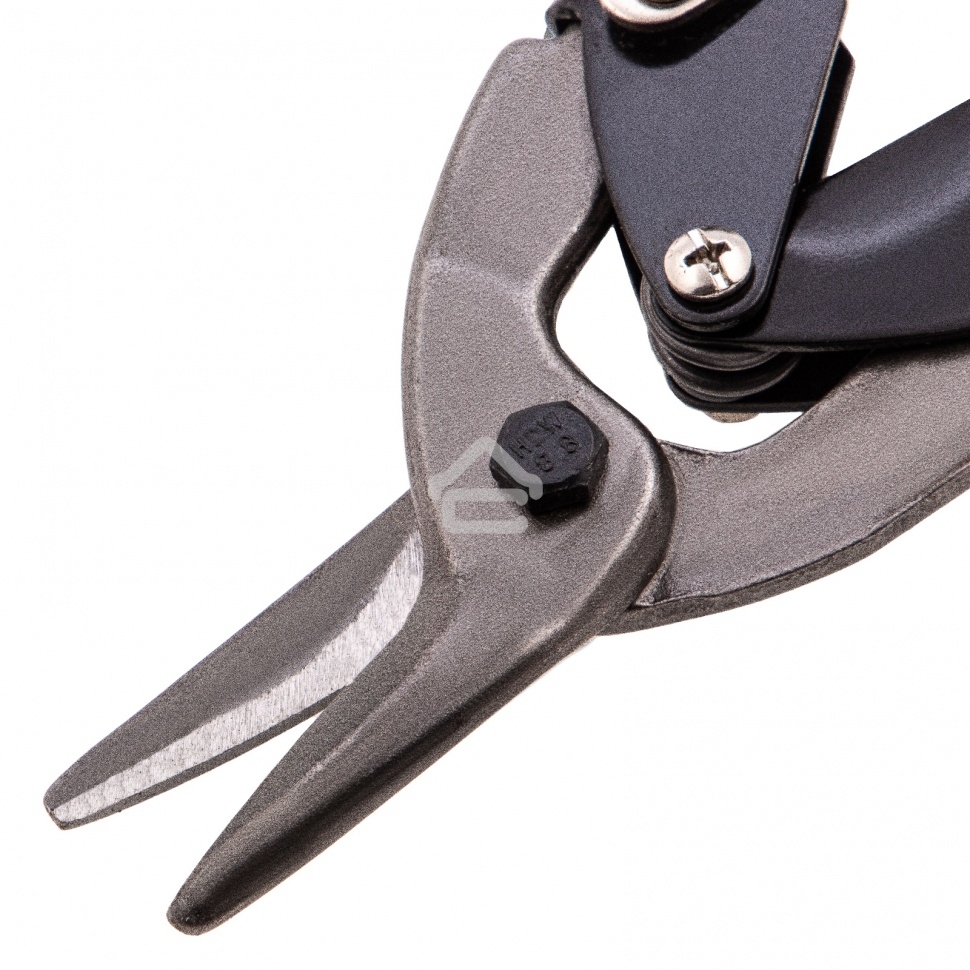 Ножницы по металлу Matrix, 250 мм, левые, обрезиненные рукоятки