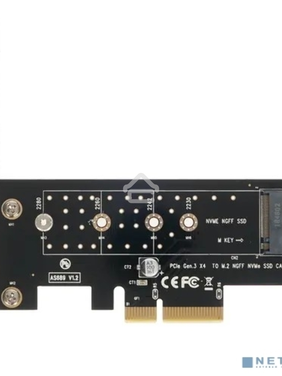 Адаптер AgeStar AS-MC01 PCI-E для M.2 NGFF SSD