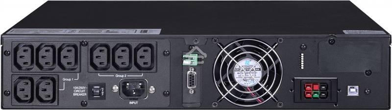Источник бесперебойного питания Powercom Next, On-Line, 1000VA/1000W, Rack/Tower, 8*IEC320-C13, LCD, Serial+USB, SmartSlot, подкл. доп. Батарей (2027157)
