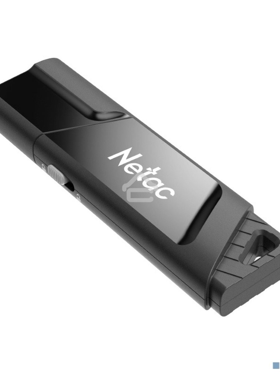 Флеш диск Netac U336S 128Gb <NT03U336S-128G-30BK>, USB3.0, пластиковая с защитой от записи
