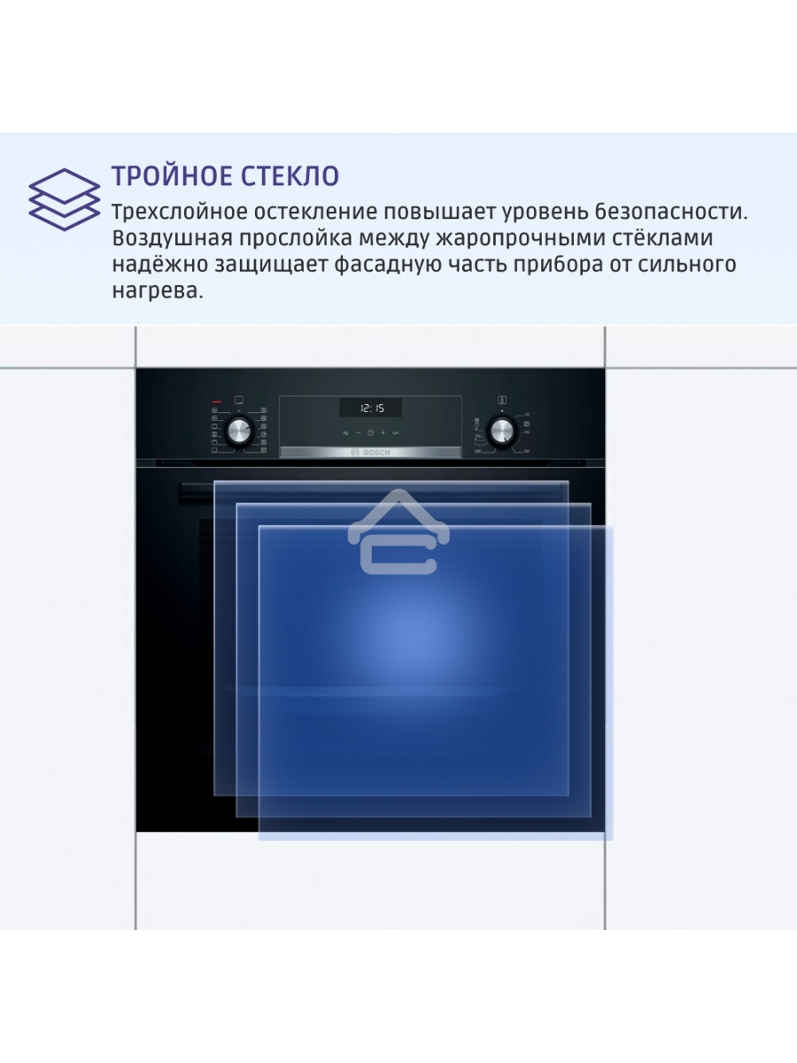 Духовой шкаф Bosch HIJ517YB0R, встраиваемый