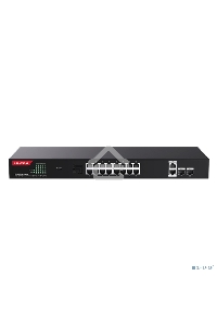 Коммутатор неуправляемый IP-COM G1120P-16-250W PoE, 20 портов, 18x1 Гбит/с, SFP 2x1 Гбит/с, PoE 16х30 Вт (до 230 Вт)