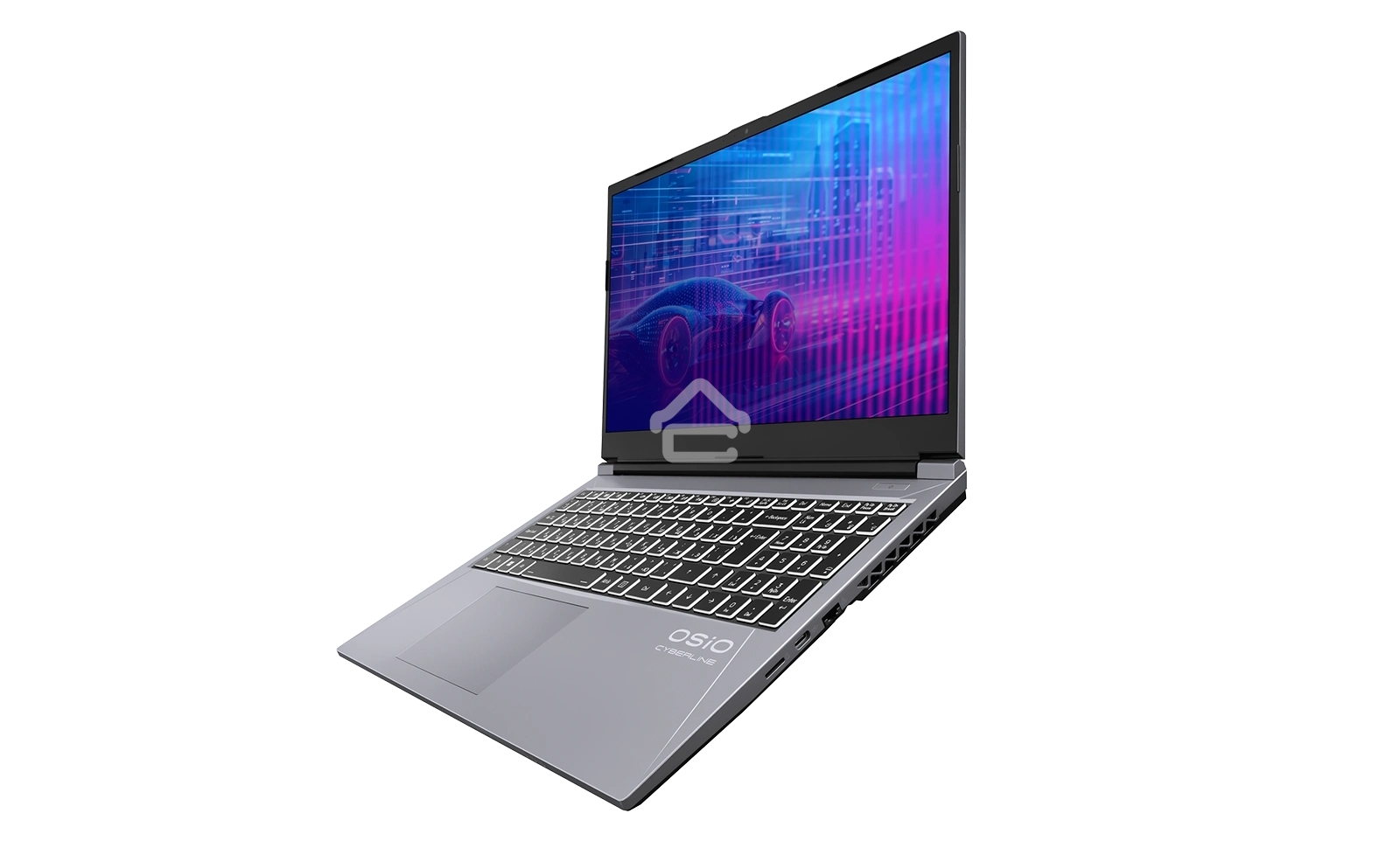 Ноутбук OSIO CyberLine C150i-002 серый i5-12600H /NVidia RTX 4050/16/512/NoOS/(Ghz)/Gb/Ext: + не МПТ