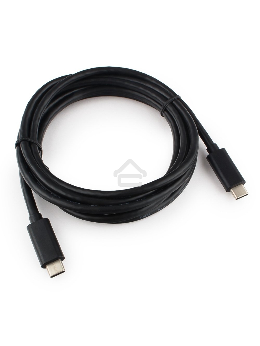 Кабель USB Cablexpert CCP-USB3.1-CMCM-2M, USB3.1 Type-C/USB3.1 Type-C, 2м, пакет