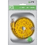Патч-корд GCR  PROF плоский прямой 1.5m, UTP медь кат.6, желтый, 30 AWG, ethernet high speed 10 Гбит/с, RJ45, T568B, GCR-52824