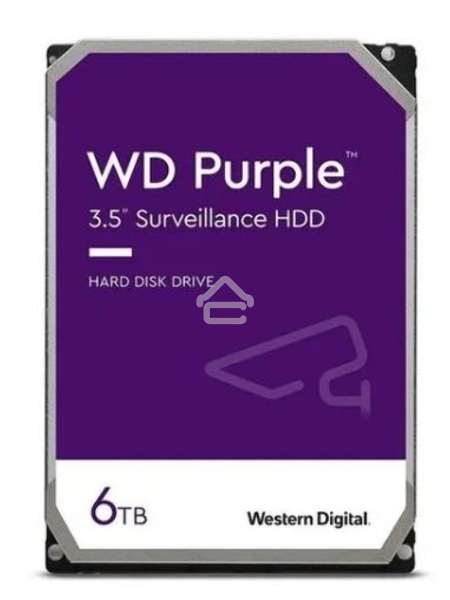 Жесткий диск Western Digital  6TB SATA-IIISurveillance Purple (5400rpm) 256Mb 3.5