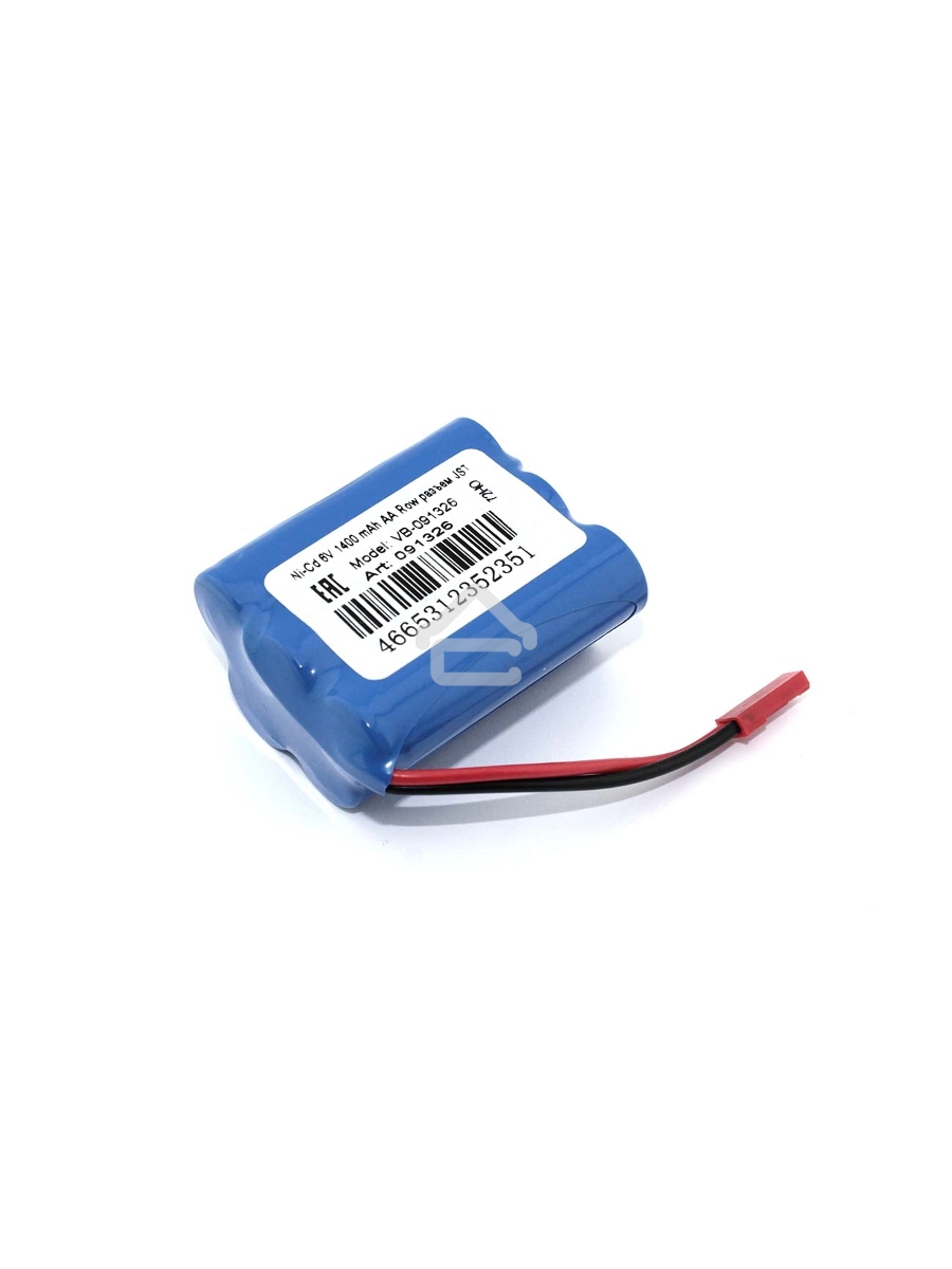 Аккумулятор Ni-Cd 6V 1400 mAh AA Row разъем JST (2+3)