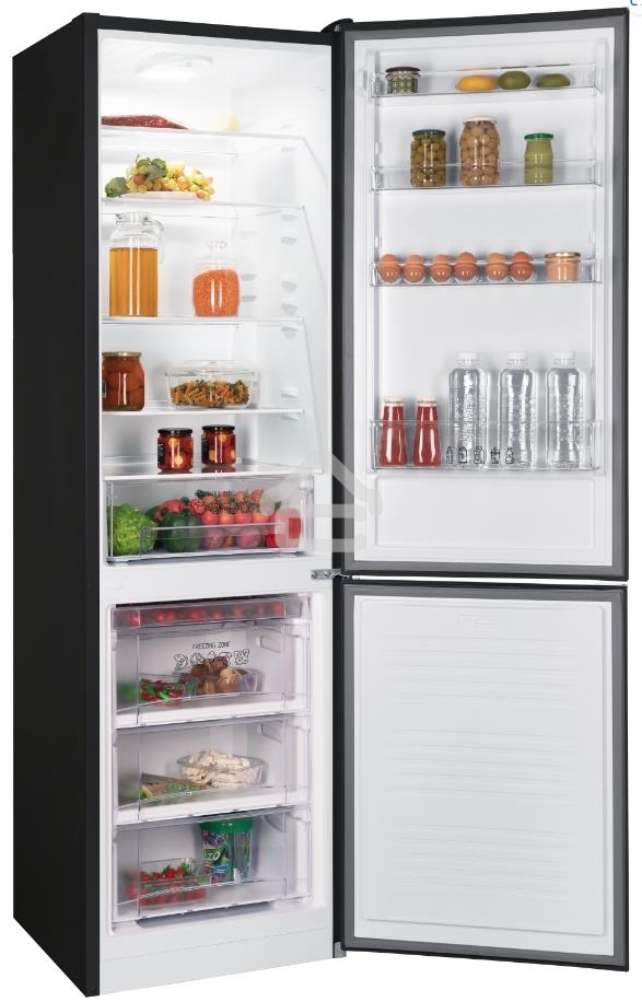 Холодильник Nordfrost NRB 164NF B черный двухкамерный 238/105 л морозилка снизу, капельная система