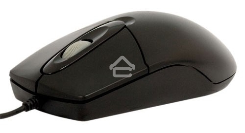 Мышь проводная A4Tech OP-720 черный, 1200 dpi, USB, кнопки - 3