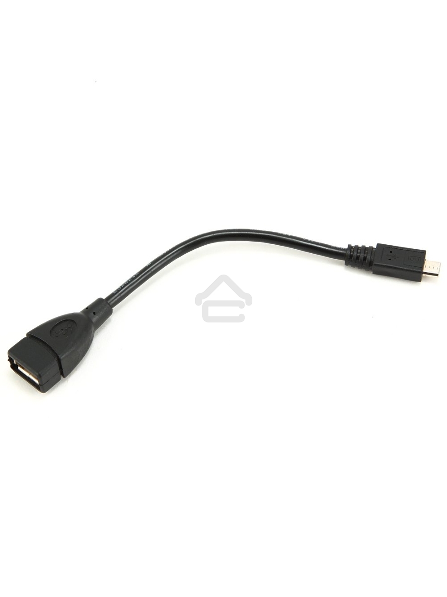 Кабель Gembird/Cablexpert A-OTG-AFBM-001 AF/MicroBM, Кабель USB 2.0 OTG , 0.15м, пакет