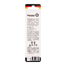 Сверло по металлу Kranz 4,5х80х47 мм HSS (1 шт. в упаковке) DIN 338