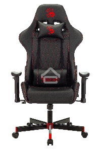 Кресло игровое A4Tech Bloody GC-800 черный ромбик эко.кожа крестовина