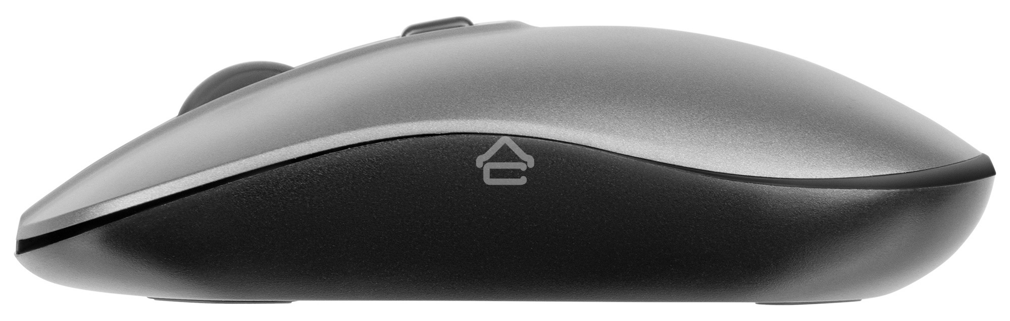 Клавиатура + мышь Оклик 300M клав:серый мышь:серый/черный USB беспроводная slim