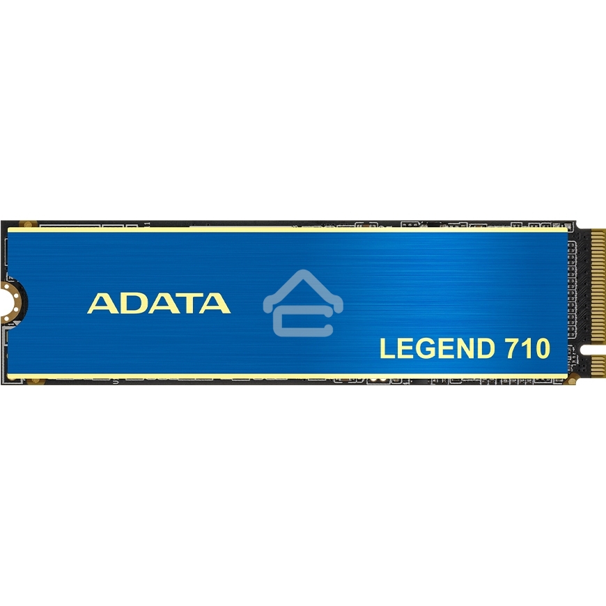Накопитель SSD ADATA LEGEND 710, 256Gb, PCIe 3.0 x4, M.2 2280, NVMe, R/W 2100/1000, с радиатором