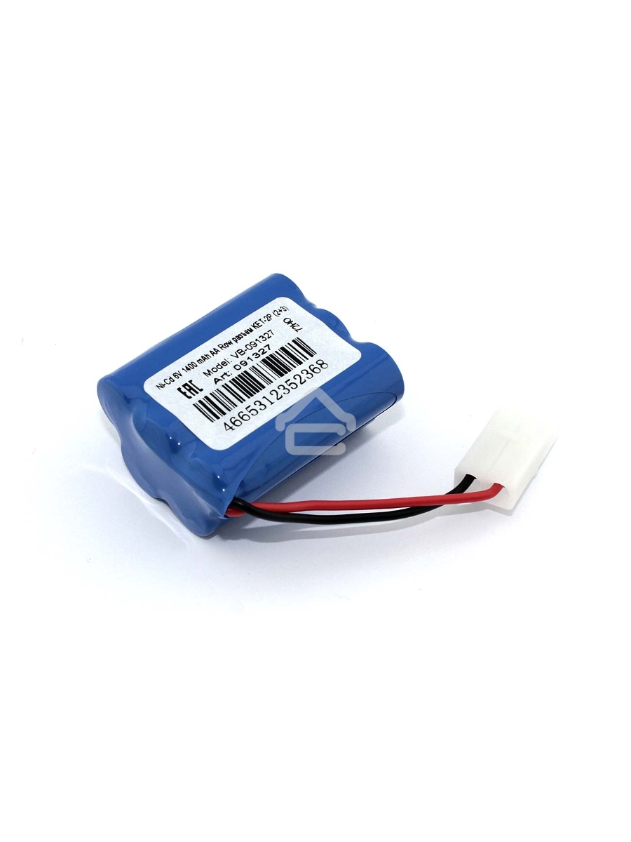 Аккумулятор Ni-Cd 6V 1400 mAh AA Row разъем KET-2P (2+3)