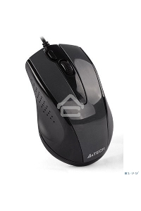 Мышь проводная A4Tech N-500FS черный, 1200 dpi, USB, кнопки - 4
