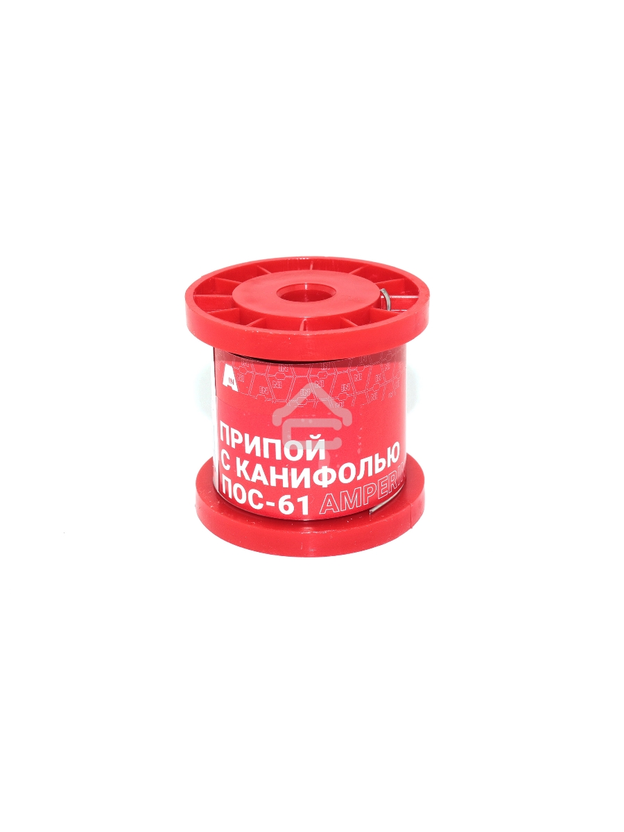 Припой с канифолью ПОС-61 Amperin S61-110R диаметр 1 мм 100 г.
